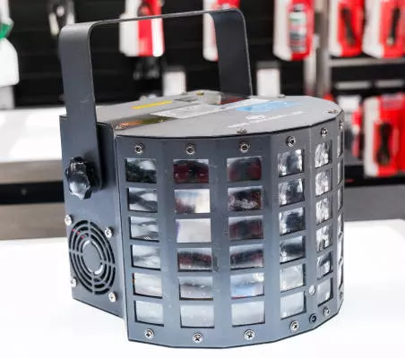 American DJ - Mini Dekker LZR LED Moonflower + Red/Green Laser 2-FX-in-1